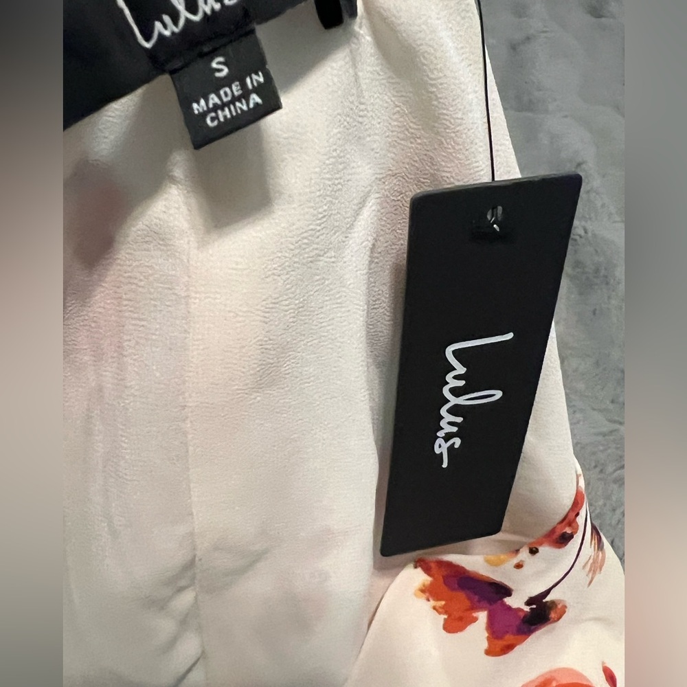 NWT SMALL Lulu’s Floral Maxi Wrap Dress - Picture 5 of 5